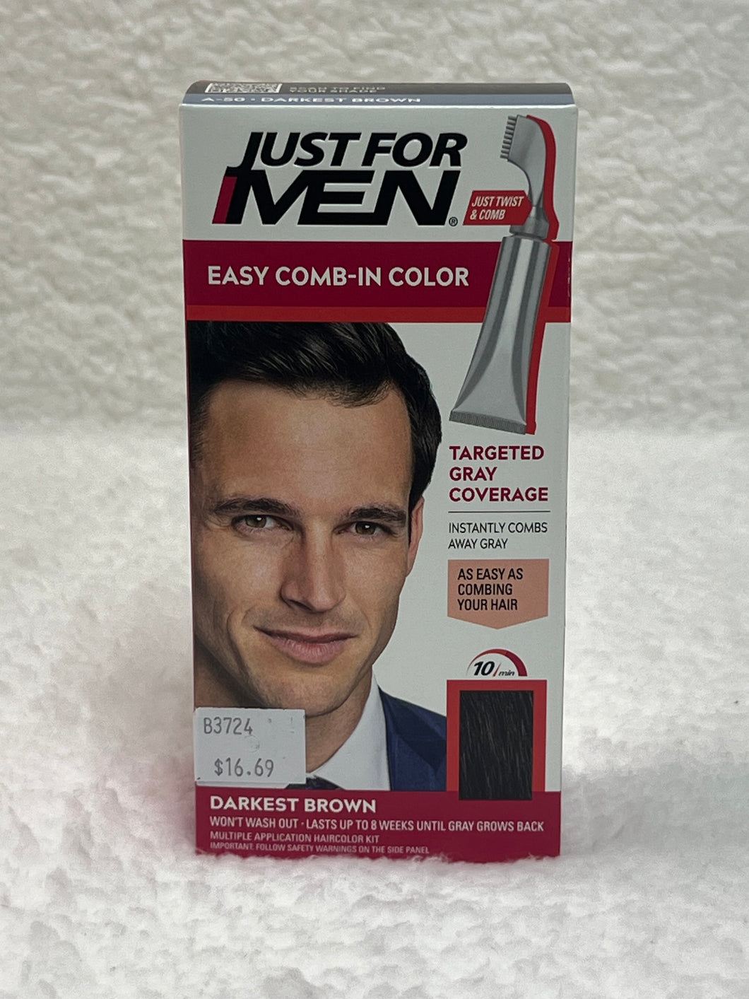 Just For Men Easy Comb-In Color Darkest Brown