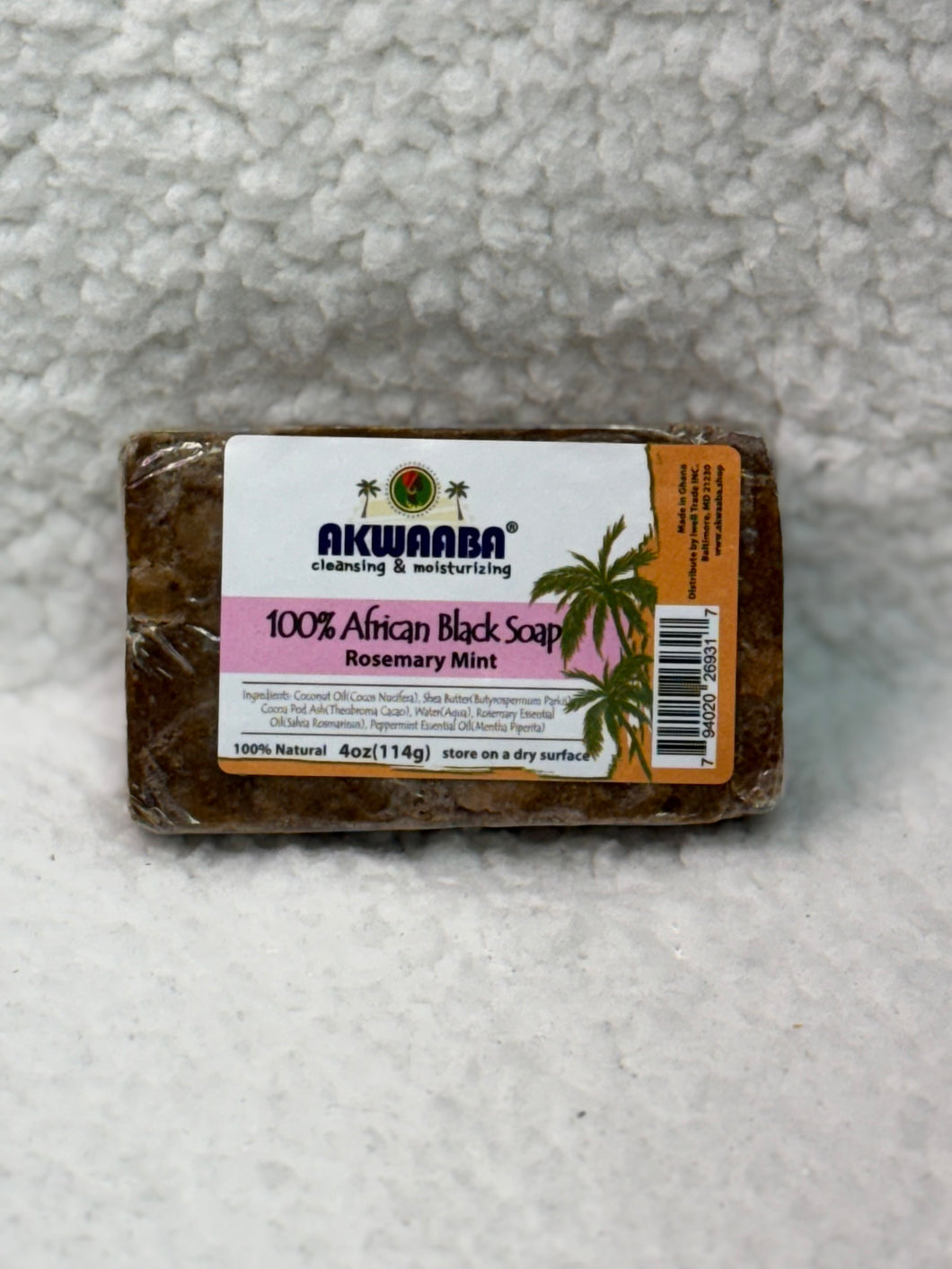 AKWAABA 100% AFRICAN BLACK SOAP